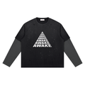 Cotton,TShirt,LongSleeve,Awake,VintageWash,TheMessage,Organic
