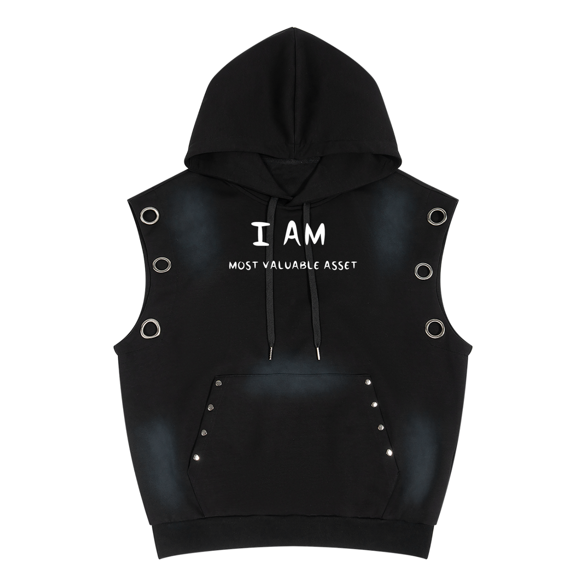 Unisex,SunFade,VintageWash,TheMessage,IAmMostValuableAsset,Sleeveless,Gym