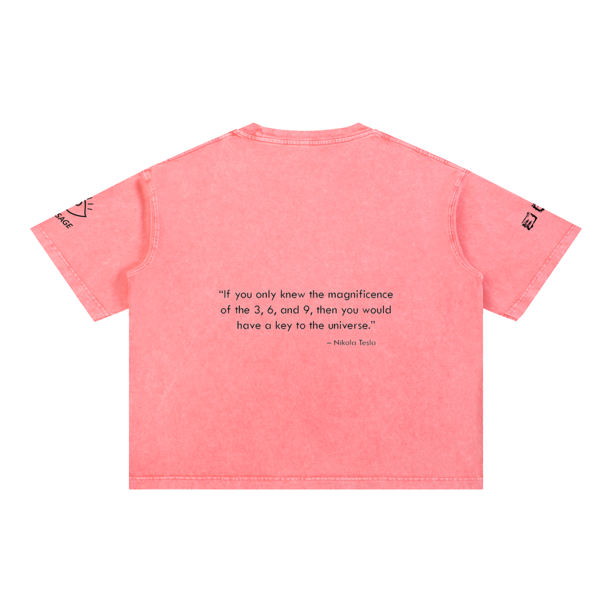 Full Moon Mineral Wash Boxy Cotton T-Shirt