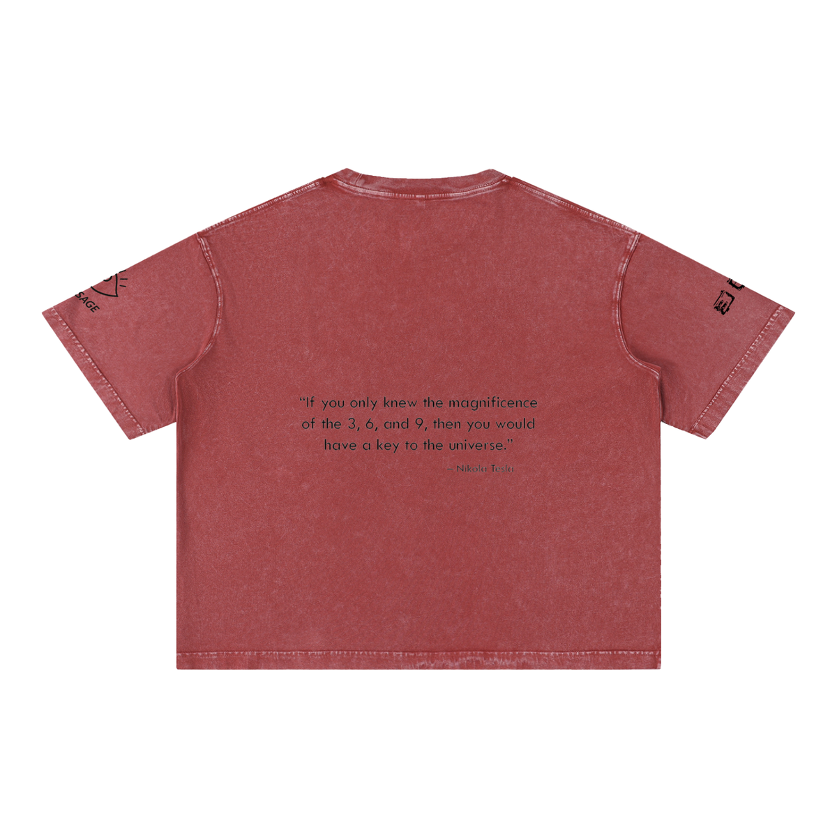 Full Moon Mineral Wash Boxy Cotton T-Shirt