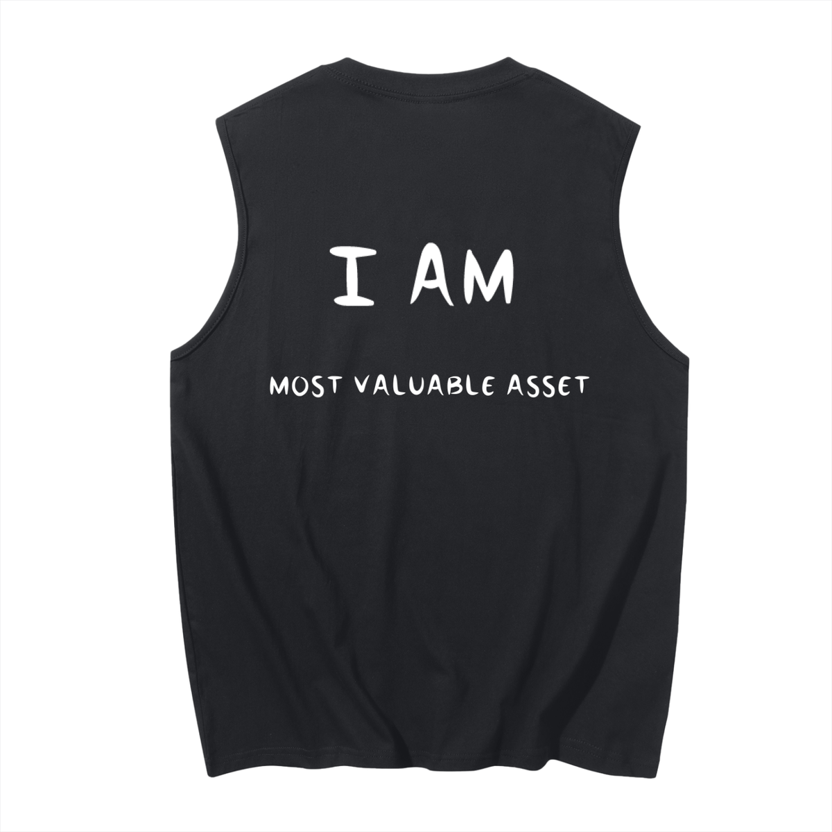 Cotton,TankTop,TheMessage,IAmMostValuableAsset,TShirt