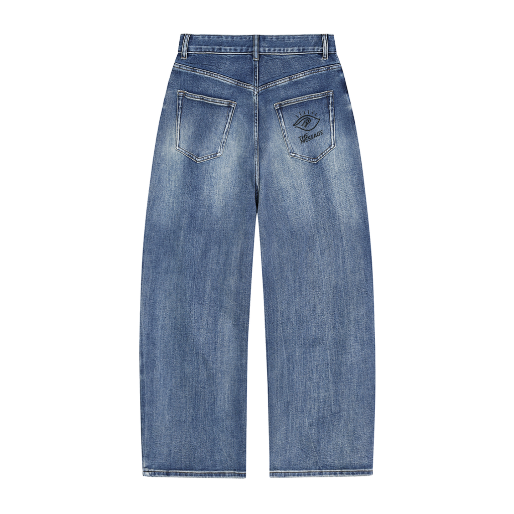 Sun Fade Heavyweight Denim Jeans
