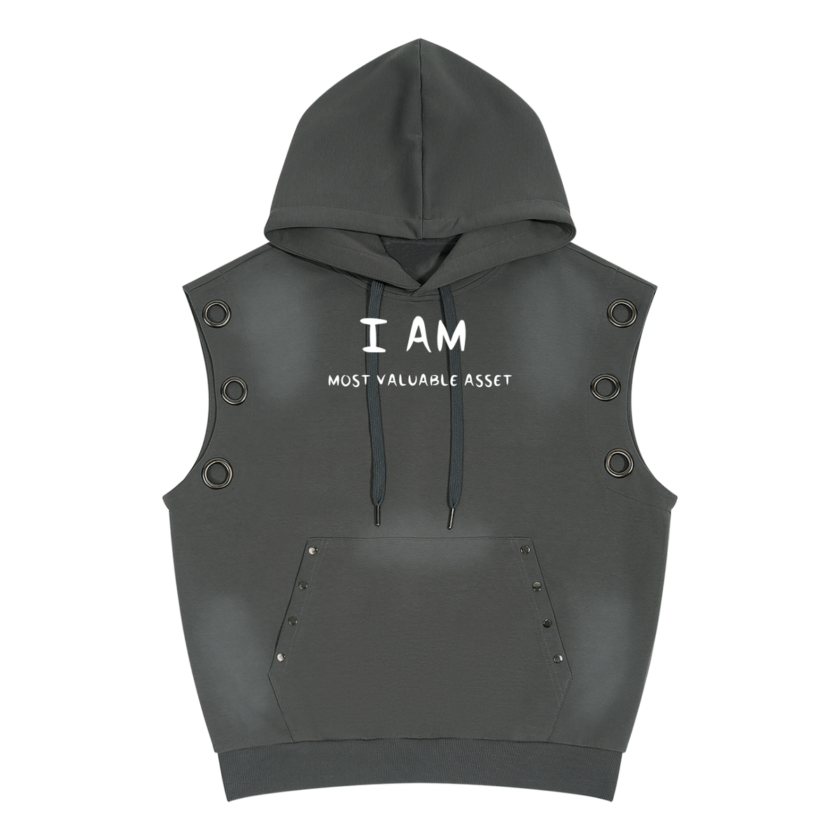 Unisex,SunFade,VintageWash,TheMessage,IAmMostValuableAsset,Sleeveless,Gym