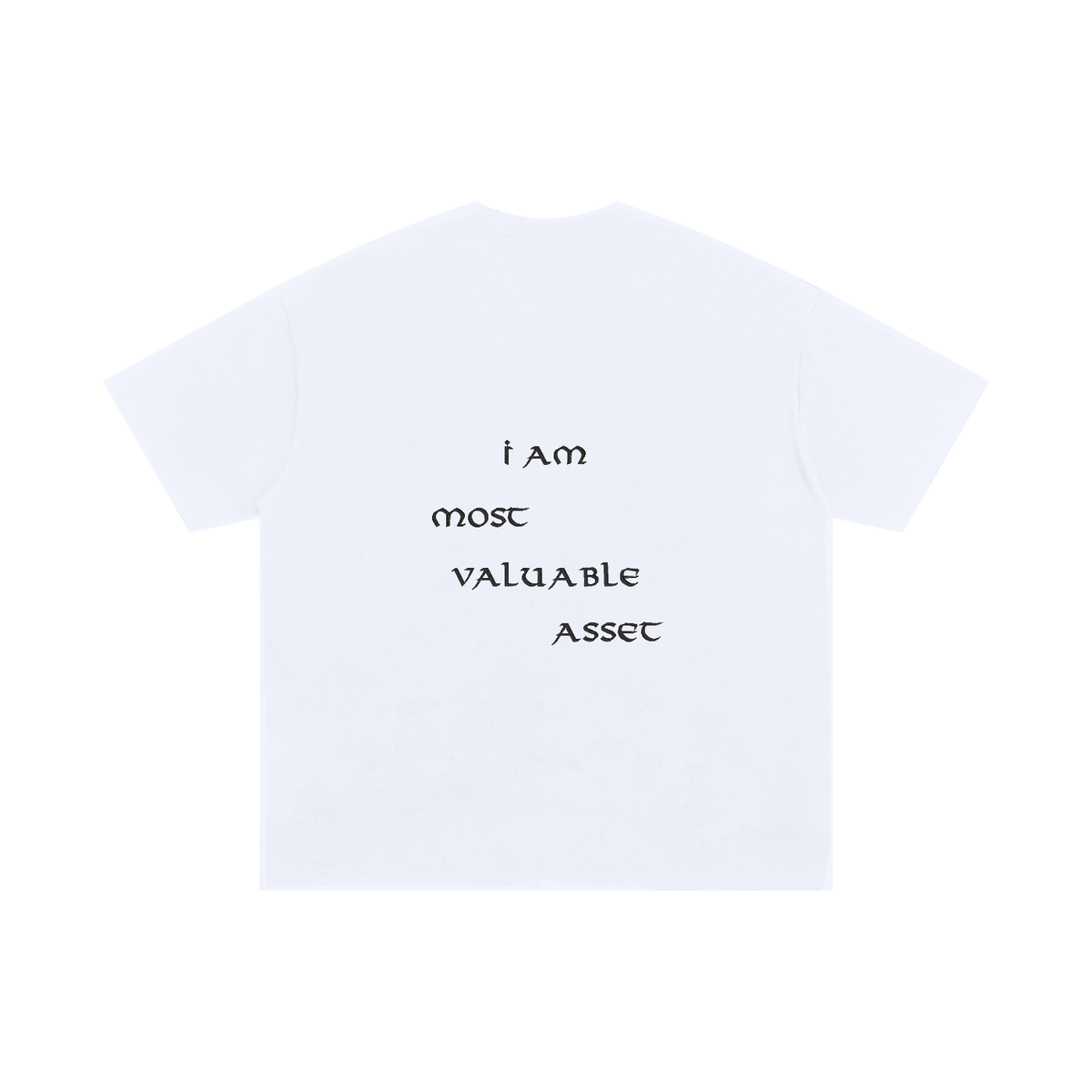 Unisex Oversized Cotton T-Shirt Embroidery
