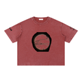 Full Moon Mineral Wash Boxy Cotton T-Shirt
