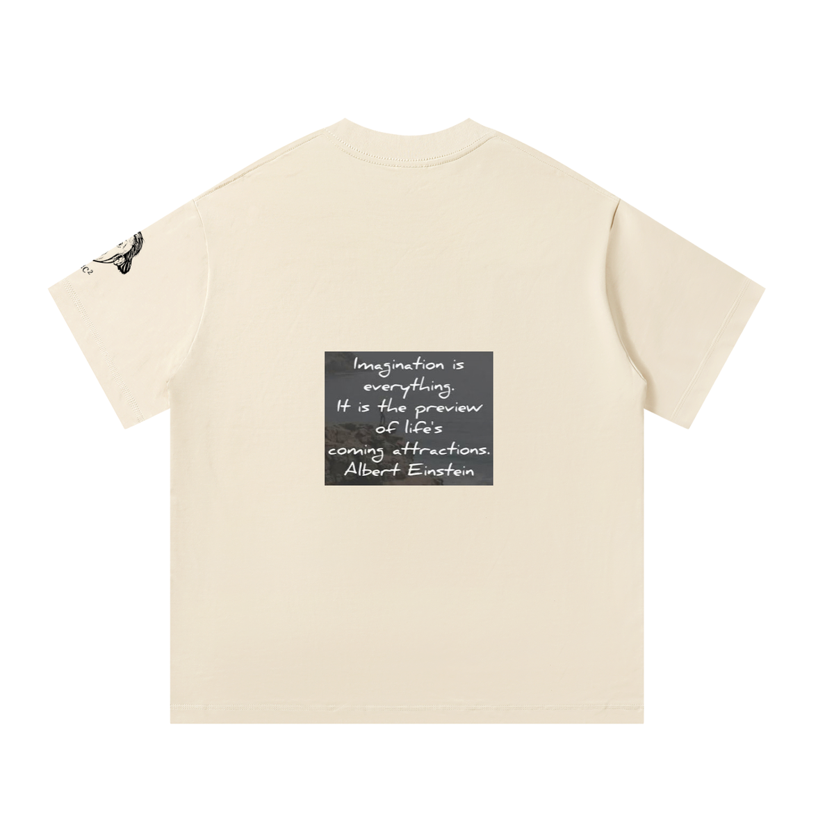 DJ Albert Einstein Unisex Oversized T-Shirt