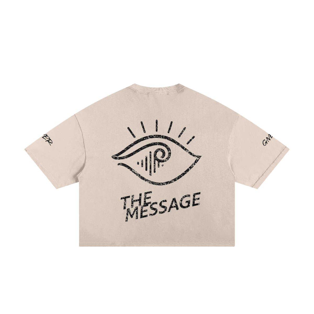 TShirt,Classic,Frayed,Boxy,Tee,TheMessage,NeverGiveUp