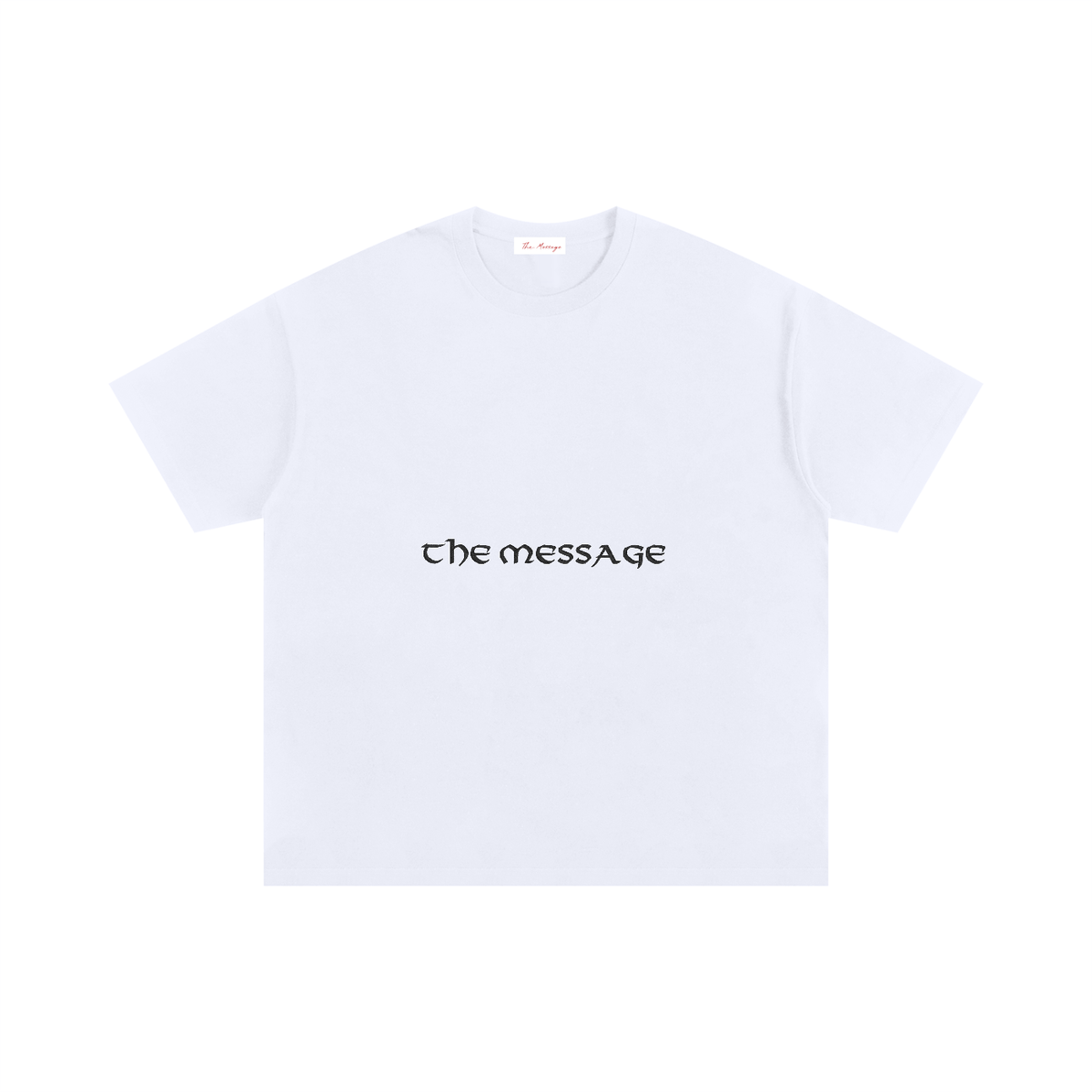 Unisex Oversized Cotton T-Shirt Embroidery