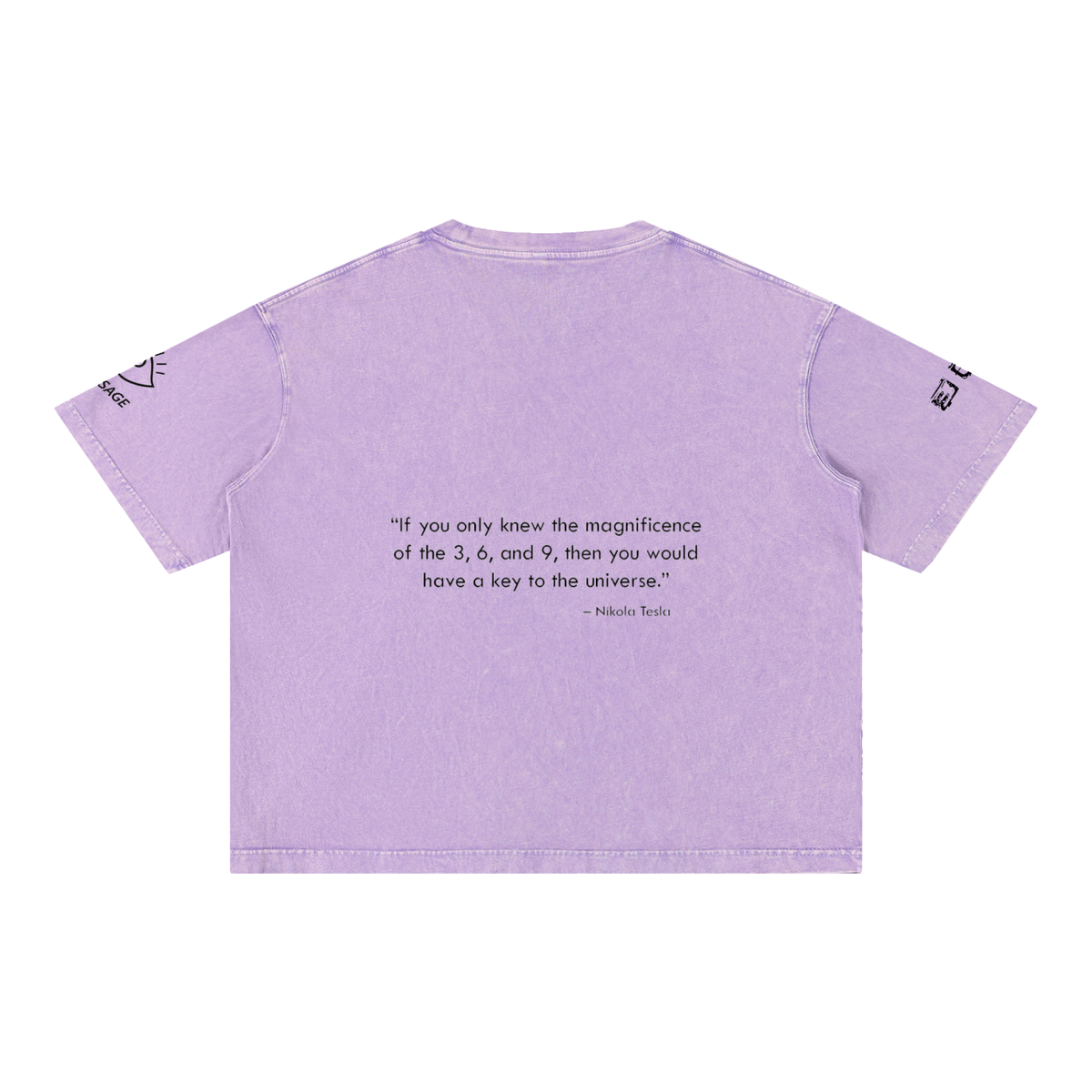 Full Moon Mineral Wash Boxy Cotton T-Shirt
