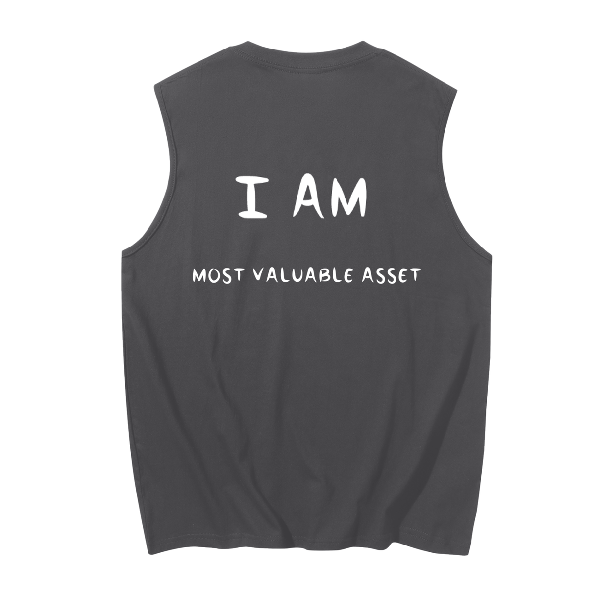 Cotton,TankTop,TheMessage,IAmMostValuableAsset,TShirt